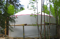 Insulation of the yurt